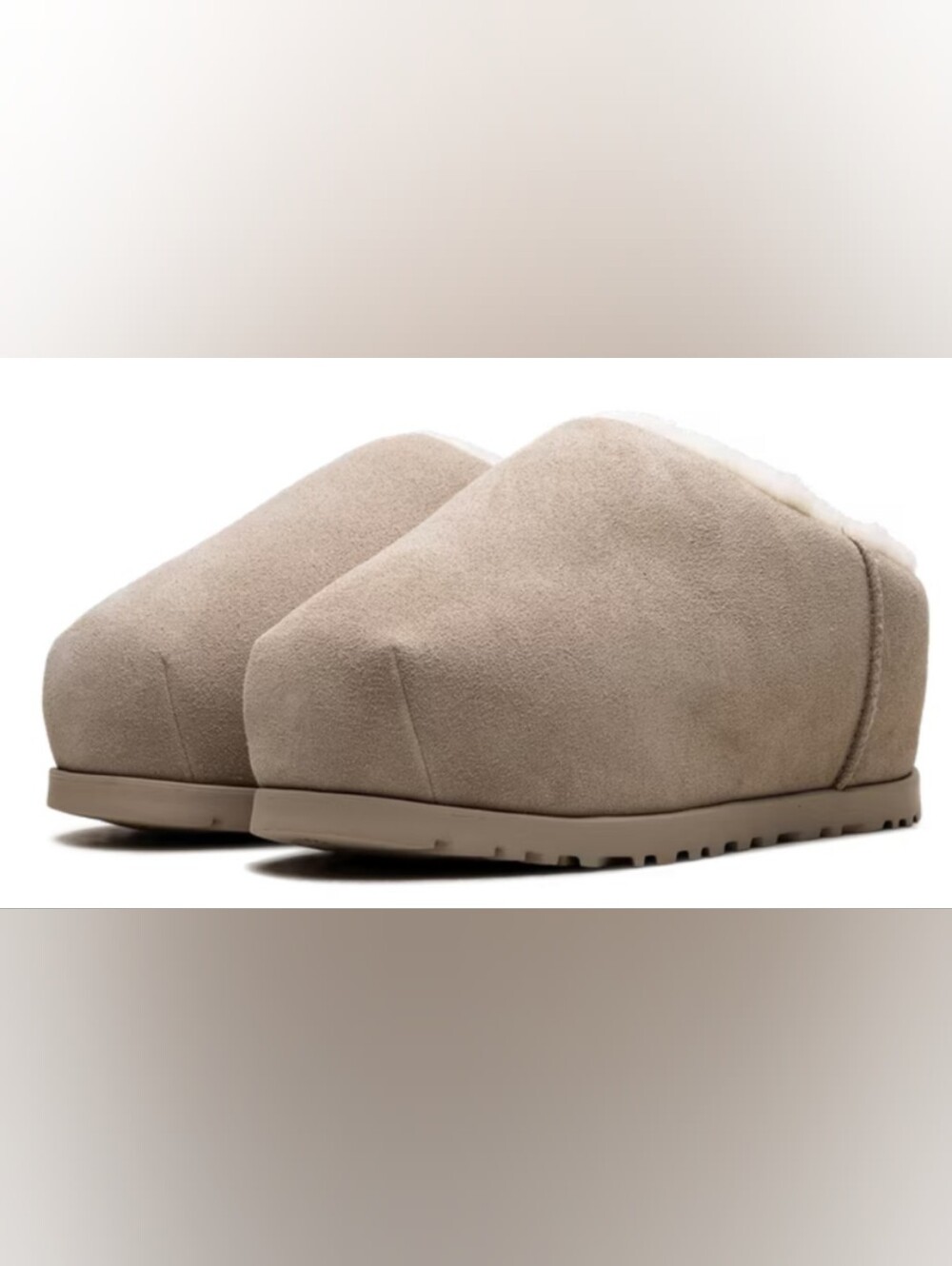 UGG® Pumped Slide 'Mustard Seed' Slippers Size 8 Like New MSRP $160